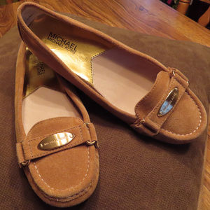 Michael Kors Tan Suede Flats Size 8